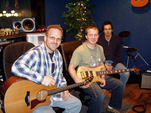 Adam Galles and bandmates